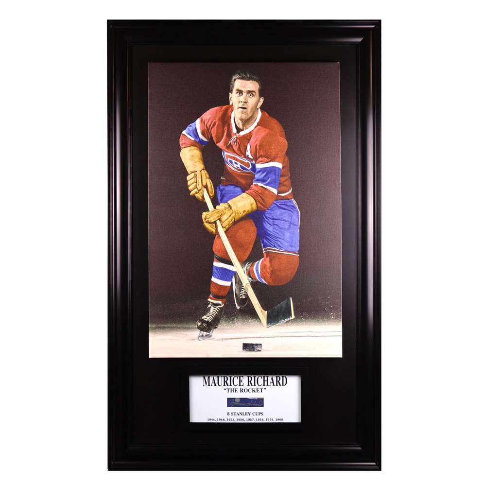 Maurice Richard "The Rocket" Montreal Canadiens Embedded Signature