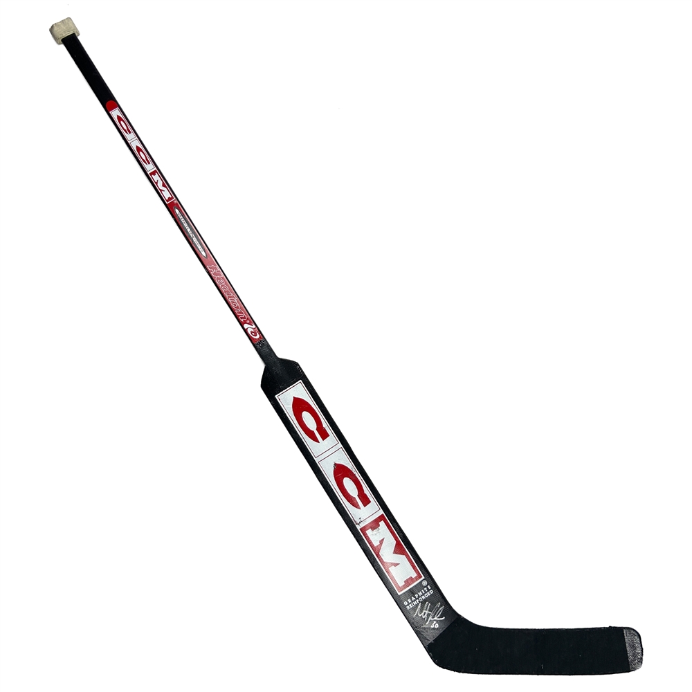 Martin Brodeur Signed Game Used 2006 Olympics Goalie Stick 